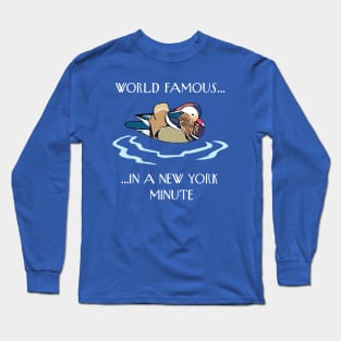 Central Park Mandarin Duck Long Sleeve T-Shirt